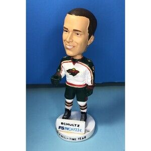 Minnesota Wild #55 Schultz Bobblehead Year X,All Time Team Hockey Figure as is